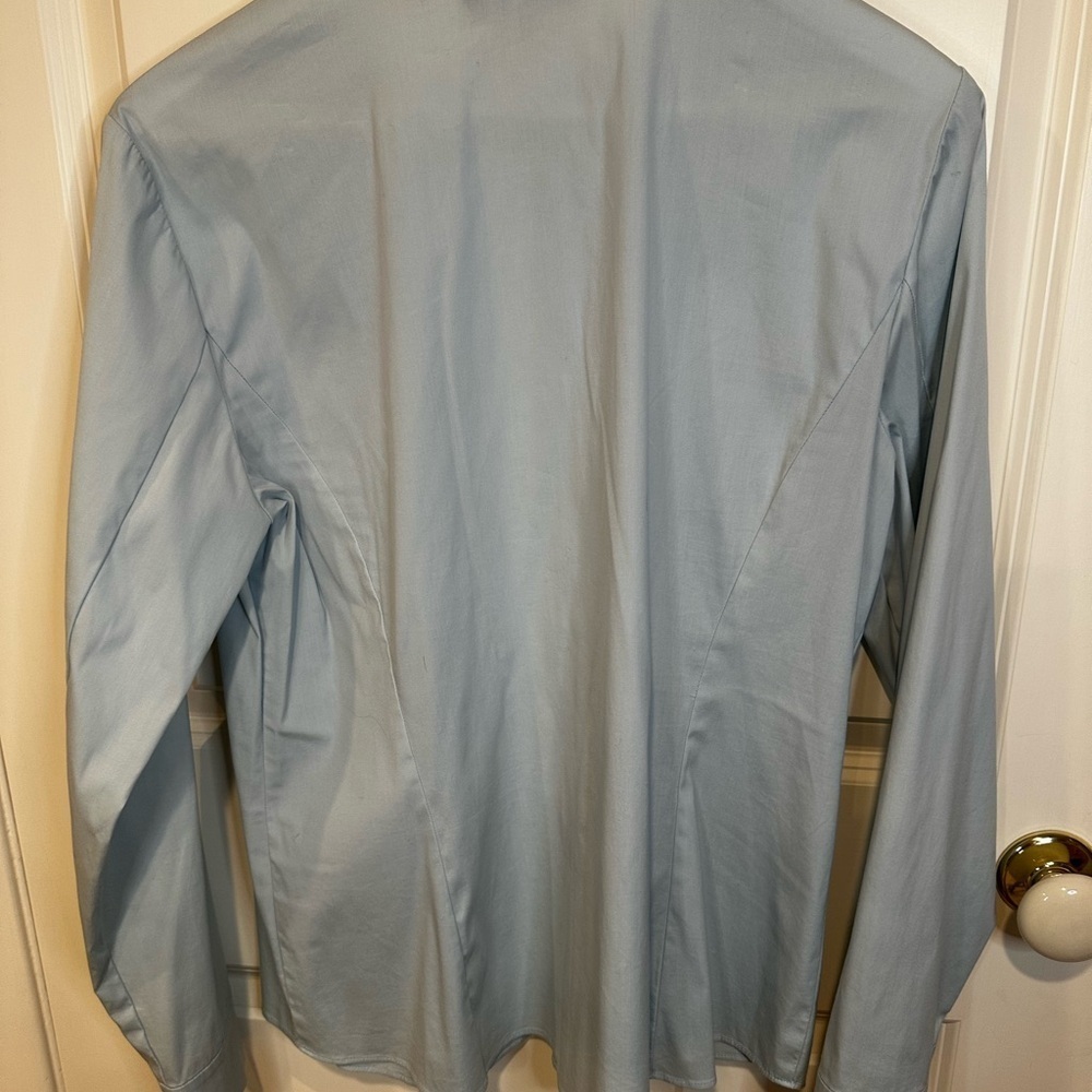 Lafayette 148 New York white Collared Blouse - Picture 3 of 3